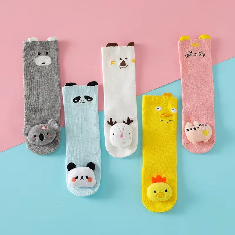 Non-Slip Toddler Knee High Socks