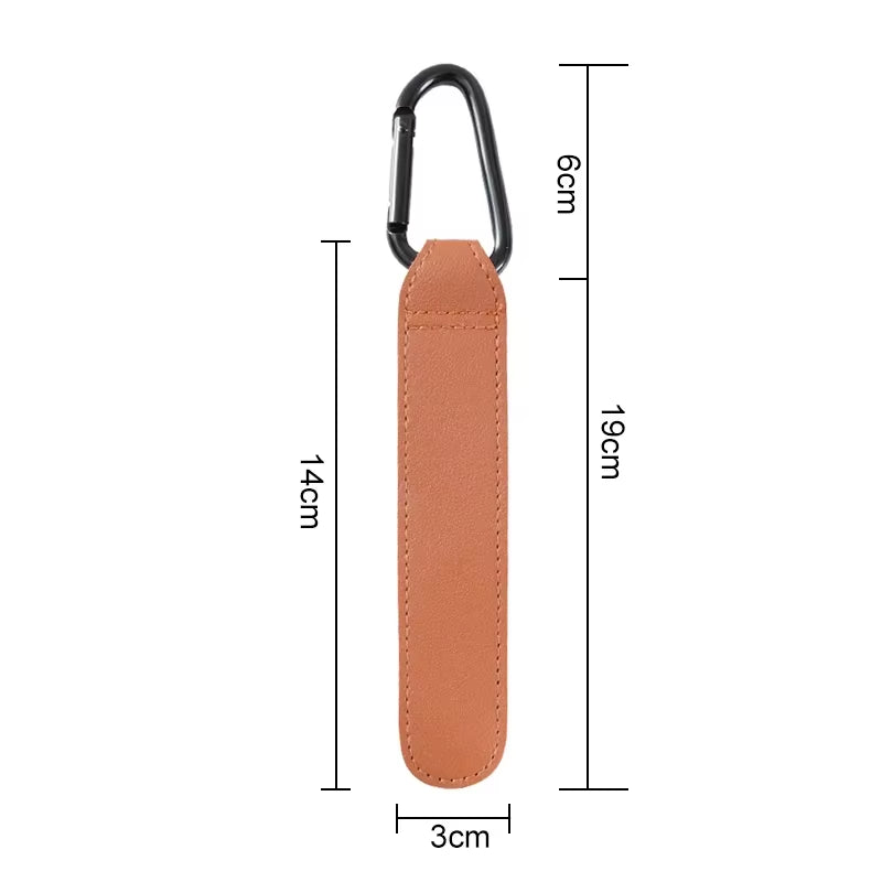  PU Leather Adjustable Pram Hook 