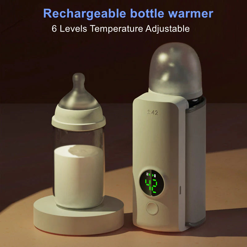 Portable Wireless Rechargeable Baby Bottle Warmer 