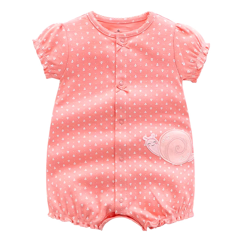 Summer Brands Newborn Baby Rompers Short Sleeve Cartoon Cotton Jumpsuits Baby Infant Baby Clothes for Girls Boys' Clothing Sets