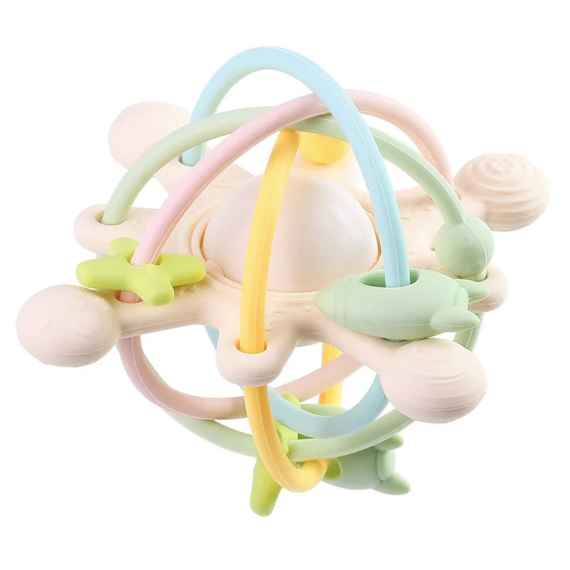 BABY TEETHING TOY MADE FOR LITTLE HANDS: