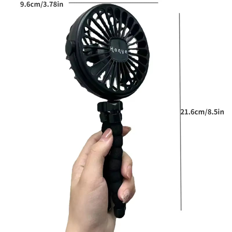 Baby Stroller Fan USB Bladeless Small Folding Fans 