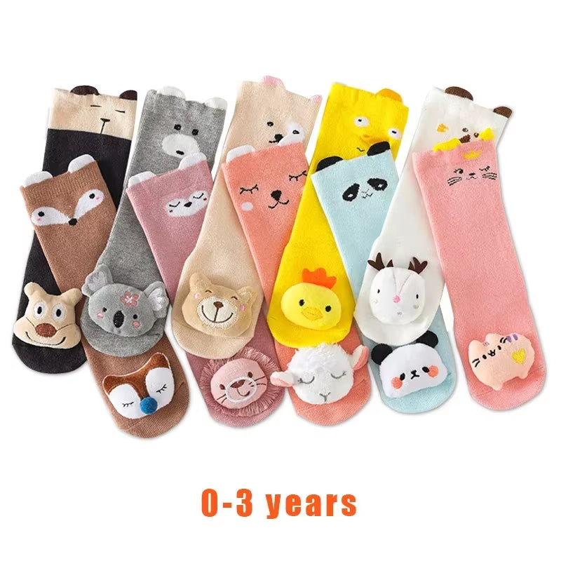 Non-Slip Toddler Knee High Socks