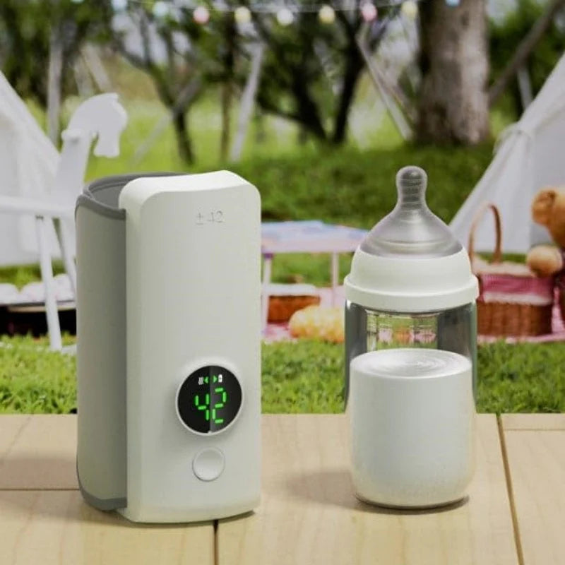 Portable Wireless Rechargeable Baby Bottle Warmer 