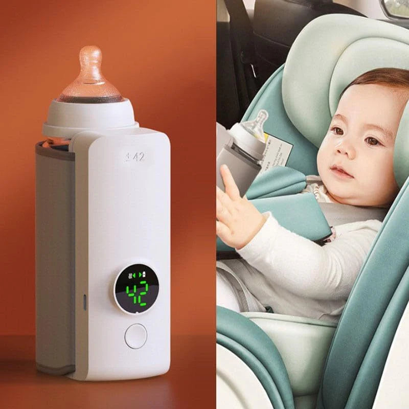 Portable Wireless Rechargeable Baby Bottle Warmer 