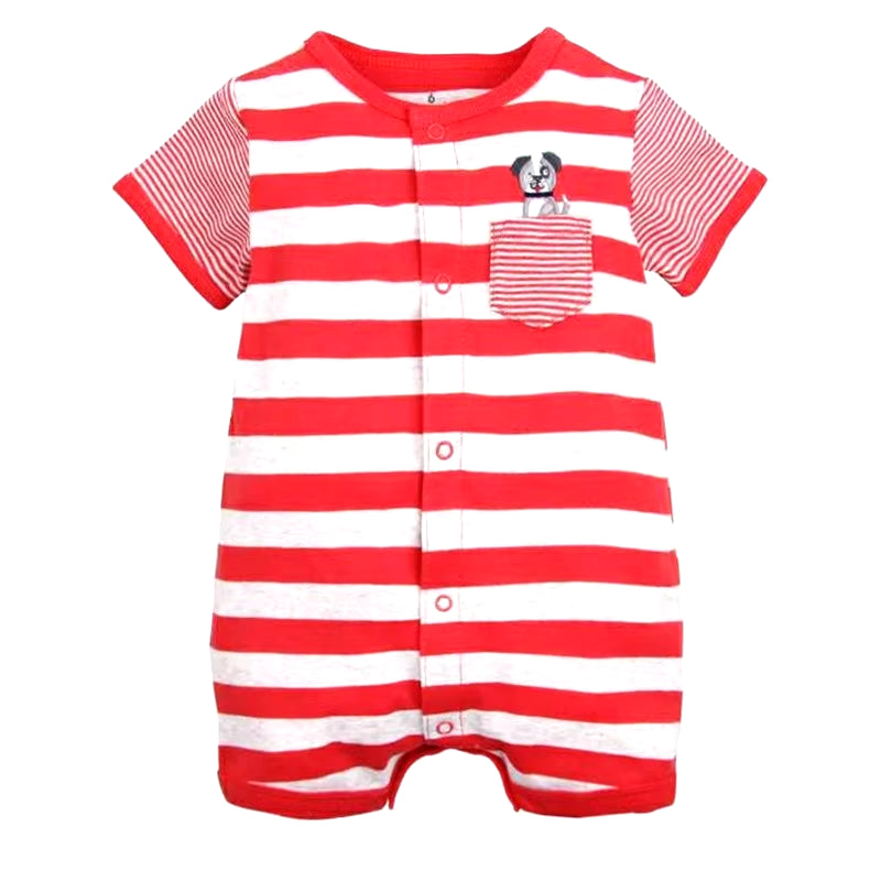 Summer Brands Newborn Baby Rompers Short Sleeve Cartoon Cotton Jumpsuits Baby Infant Baby Clothes for Girls Boys' Clothing Sets