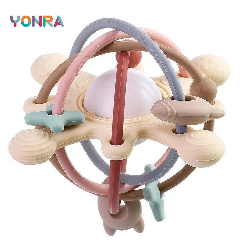 BABY TEETHING TOY MADE FOR LITTLE HANDS: